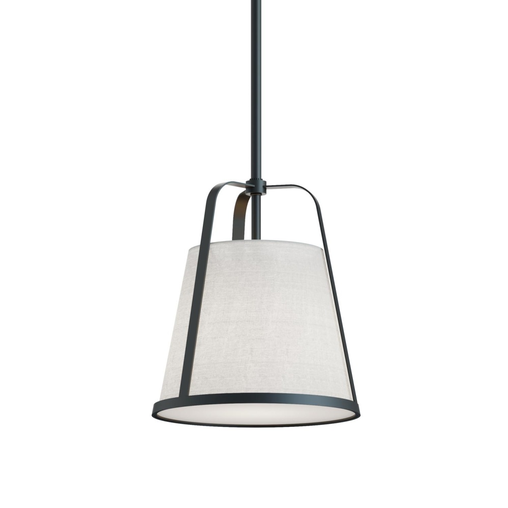 Lizzette 10'' Med Base Pendant, 120V, BK