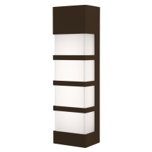 AFX Lighting, Inc. SEW0517LAJUDBZ - State 17'' LED Outdoor Sconce 120-277V 24W 5CCT BZ