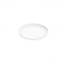 Nora NELO-6RTWMPW - 6" ELO LED Surface Mount Luminaire with Selectable CCT, 1050lm / 15W, Matte Powder White Finish