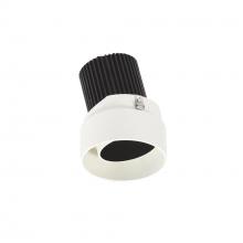 Nora NIO-2RTLA27QBW - 2" Iolite LED Round Trimless Adjustable, 10-Degree Optic, 800lm / 12W, 2700K, Black Adjustable /