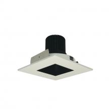 Nora NIO-4SNDSQ27XBW/10 - 4" Iolite LED Square Reflector with Square Aperture, 1000lm / 14W, 2700K, Black Reflector /