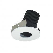 Nora NIOB-2RPHA27XBMPW/10 - 2" Iolite LED Round Adjustable Pinhole, 1000lm / 14W, 2700K, Black Pinhole / Matte Powder White