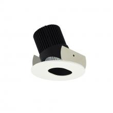 Nora NIOB-2RSL27XBMPW/10 - 2" Iolite LED Round Adjustable Slot Aperture, 1000lm / 14W, 2700K, Black Slot Aperture / Matte
