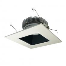 Nora NLCB2-6561527BW - 6" Cobalt Dedicated High Lumen Square/Square, 1500lm, 2700K, Black Reflector / White Flange