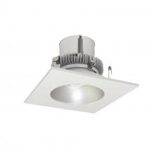 Nora NLCBC2-45340HZW/ALE4 - 4" Cobalt Click Square Retrofit Reflector with Round Aperture, 750lm / 10W, 4000K, Haze