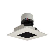 Nora NPR-4SNDSQ27XBW - 4" Pearl LED Square Retrofit Reflector with Square Aperture, 1000lm / 12W, 2700K, Black