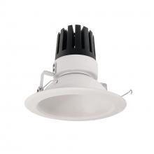 Nora NRM3-61L435SWW - 6" Marquise III Round Open Reflector, 2500lm, 3500K, Spot Optic, White Reflector/White Flange