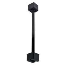 Nora NT-323B - 24" Track Head Extension Rod, Black Finish