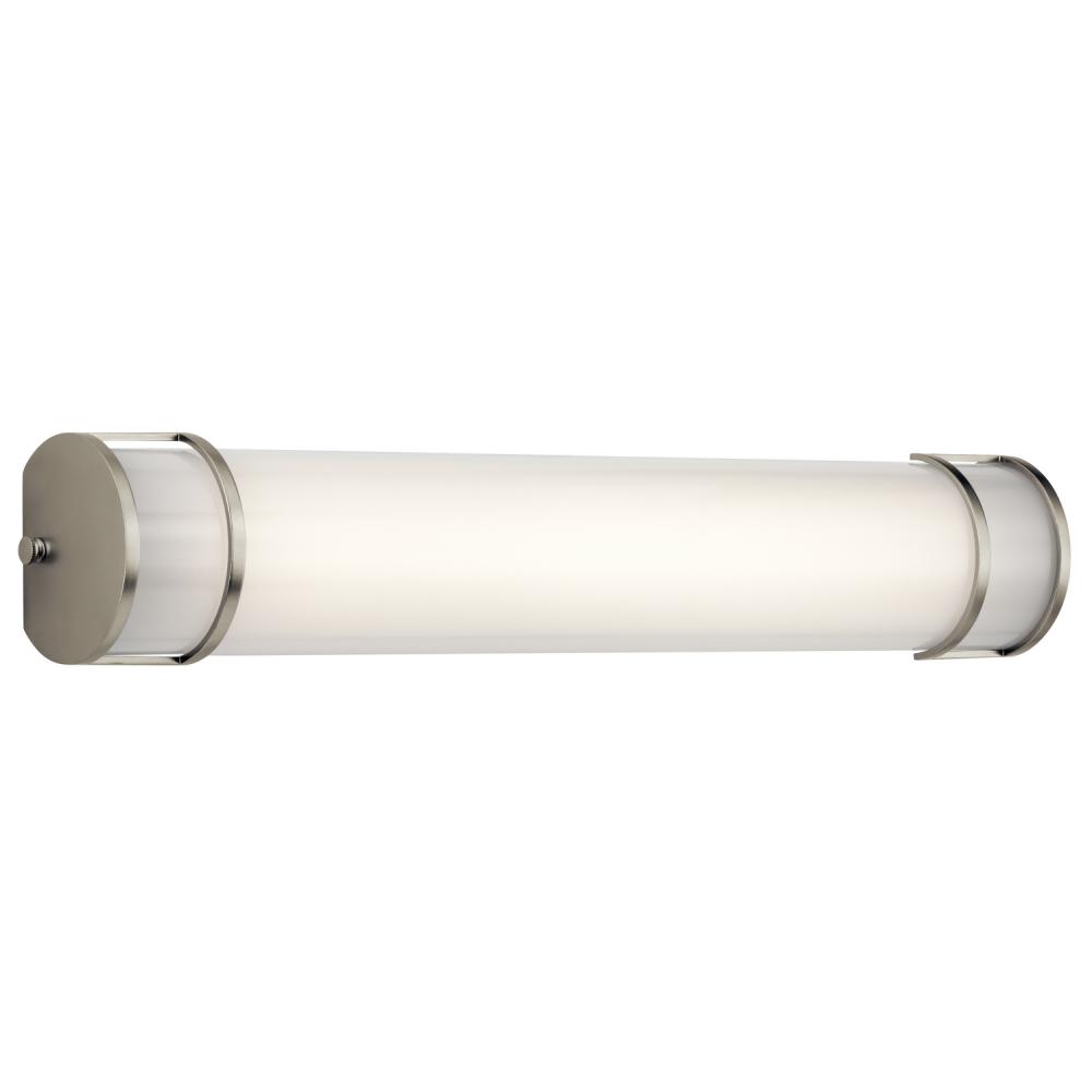 24" Linear LED Vanity Light Brushed Nickel