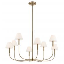 Kichler 52769CPZ - Eadie 41.25 Inch 8 Light Chandelier in Champagne Bronze