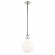Kichler 52776PN - Laria 9.75 Inch 1 Light Pendant with Opal Glass in Polished Nickel
