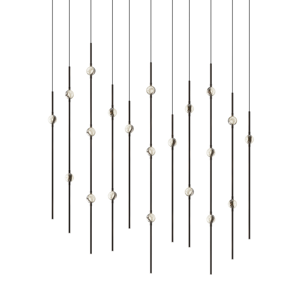 Aries 36" Rectangle LED Pendant (2200K) w/20' Cords