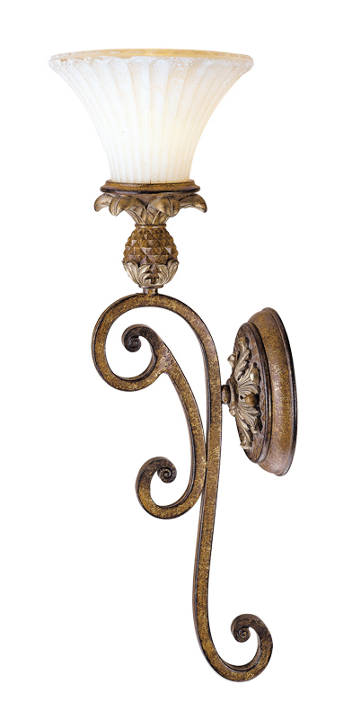1 Light Venetian Patina Wall Sconce
