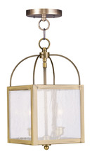 Livex Lighting 4045-01 - 2 Light AB Chain Hang/Ceiling Mount