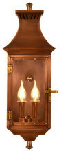 The Coppersmith PC22E - The CopperSmith Biltmore Collection Pinnacle 23" Tall Copper Electric Wall Mount Outdoor LT Lant