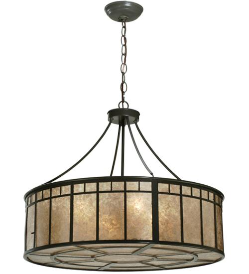 24" Wide Glendale Mission Inverted Pendant