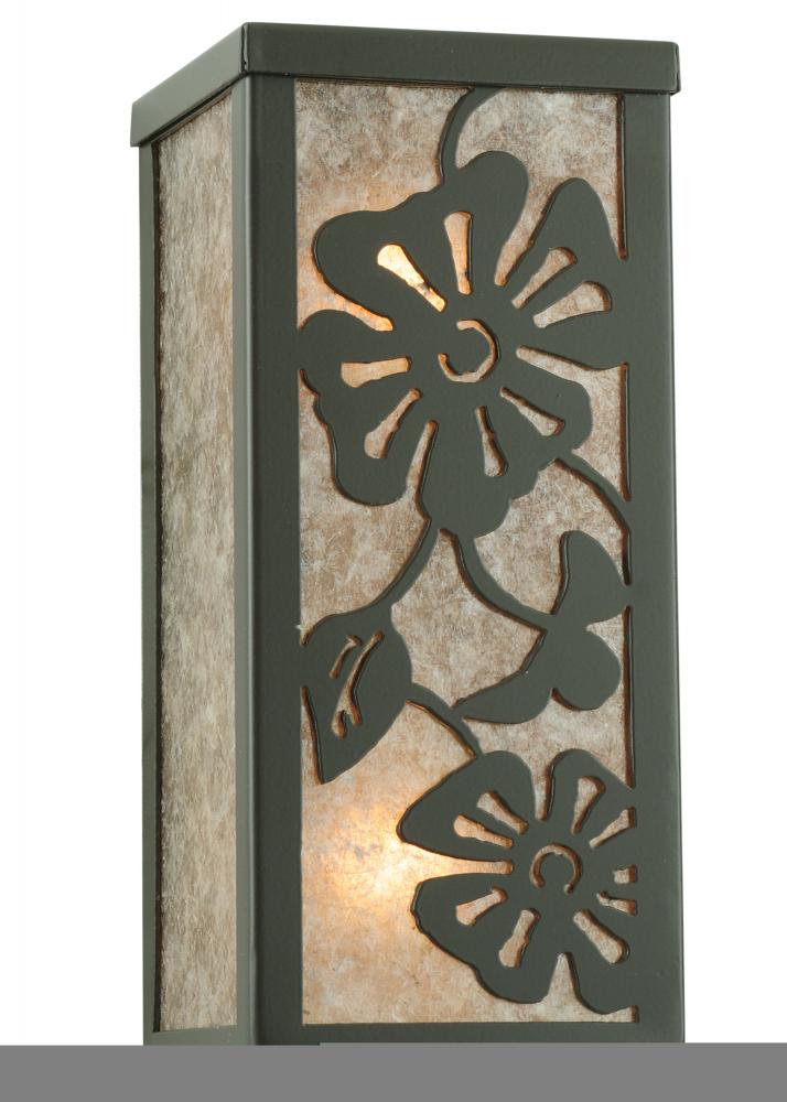 5" Wide Morning Glory Wall Sconce