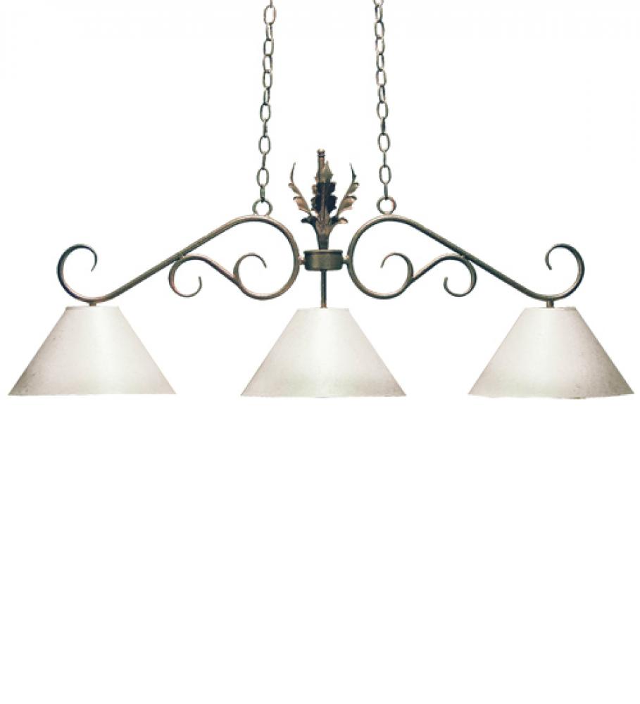 48" Long Bristol 3 Light Island Pendant
