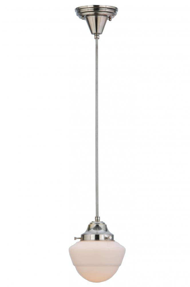 7"W Revival Schoolhouse W/Emma Globe Pendant