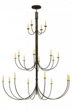 Meyda Green 140807 - 78"W Cheal 20 LT Chandelier