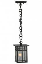 Meyda Green 143620 - 6"Sq Mission Hanging Lantern Mini Pendant