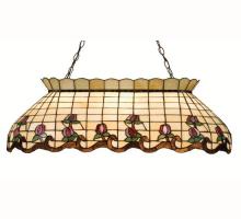 Meyda Green 19136 - 40"L Roseborder Oblong Pendant