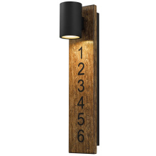 Alteck, LLC AW0011-3CCT-W-BK - Woodone LED Wall Sconce H26