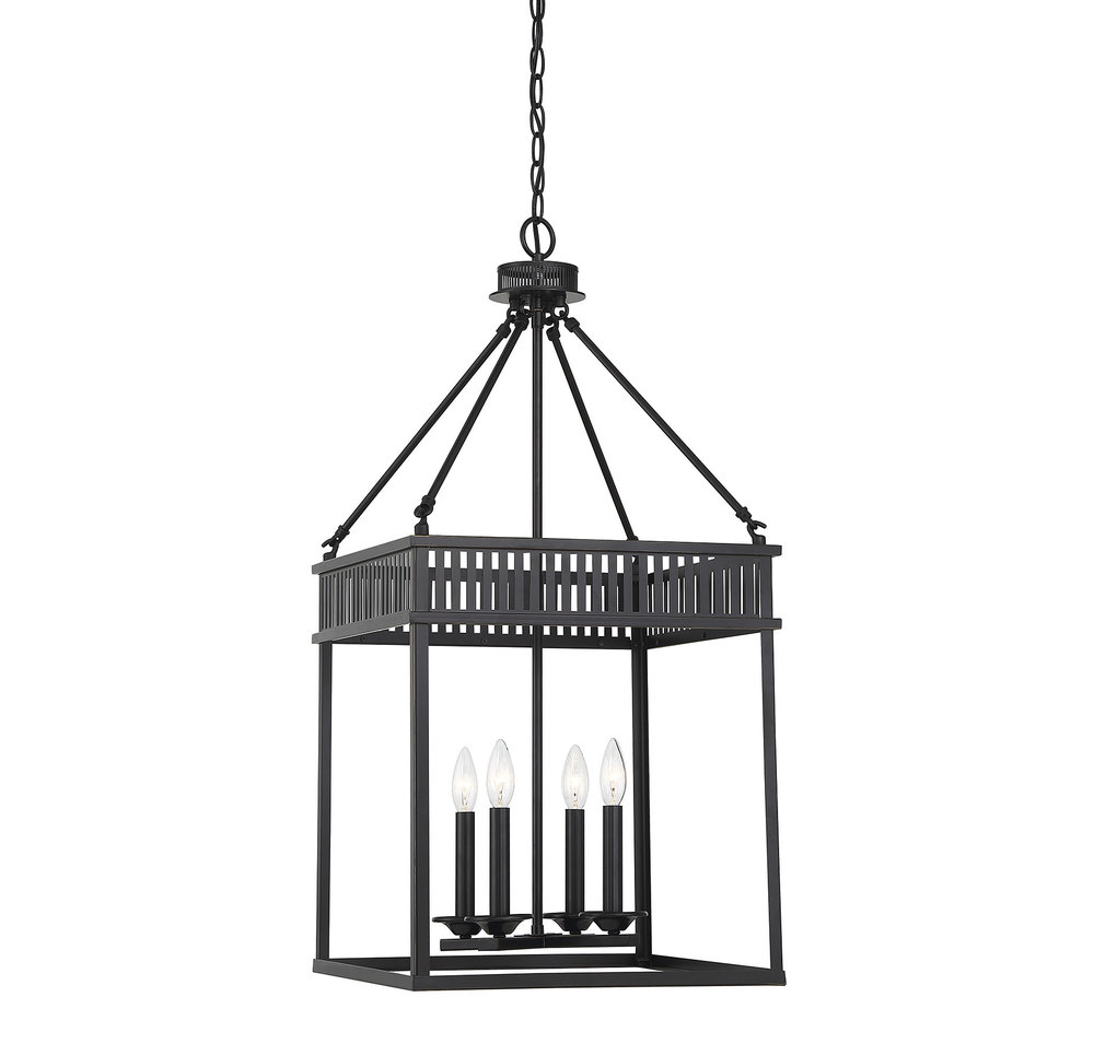 William 4 Light Bronze Lantern