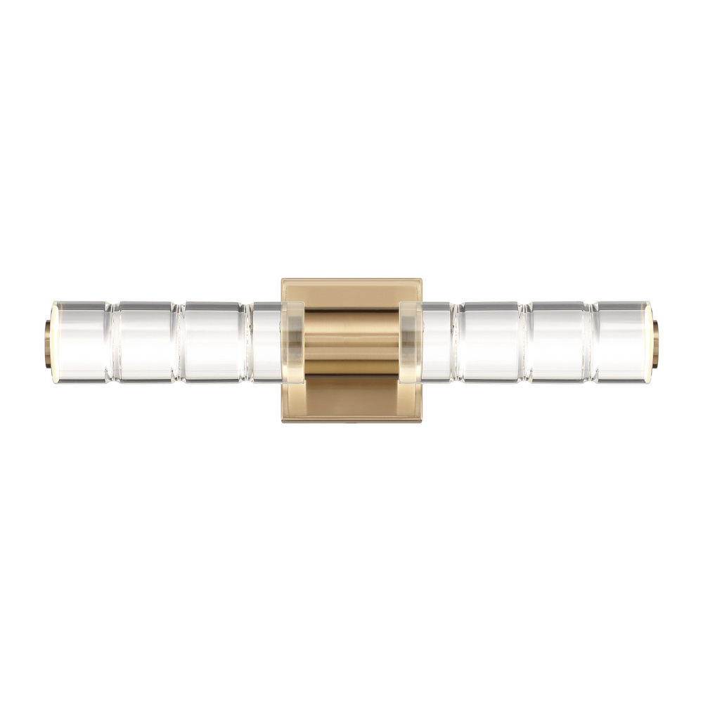 Beale LED Bathroom Vanity Light in Noble Brass