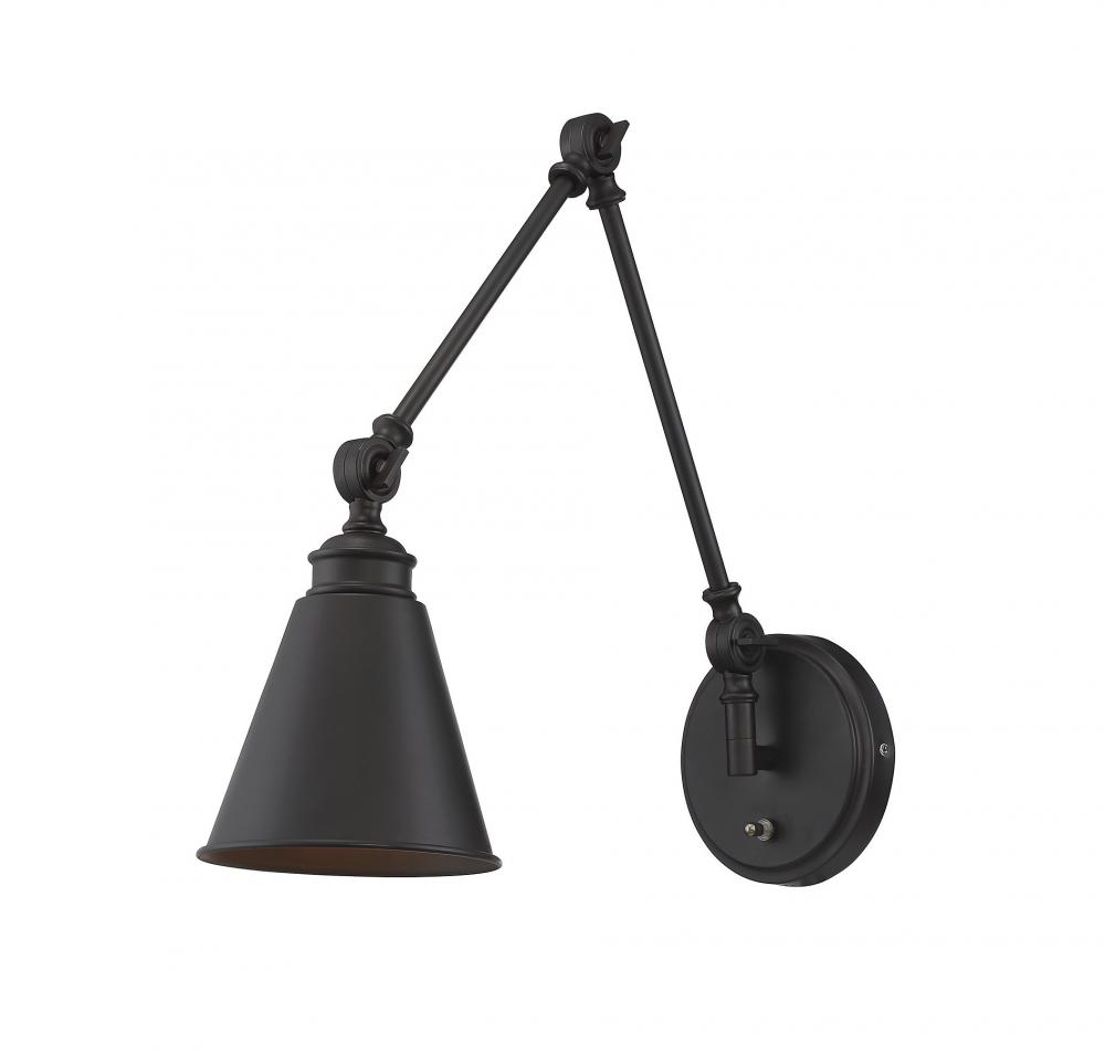 Morland Adjustable Sconce w/Plug