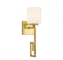 Savoy House 9-2302-1-260 - Quatrain 1-Light Wall Sconce in True Gold