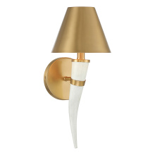 Savoy House 9-6300-1-322 - Hearne 1-Light Wall Sconce in Warm Brass by Dann Foley