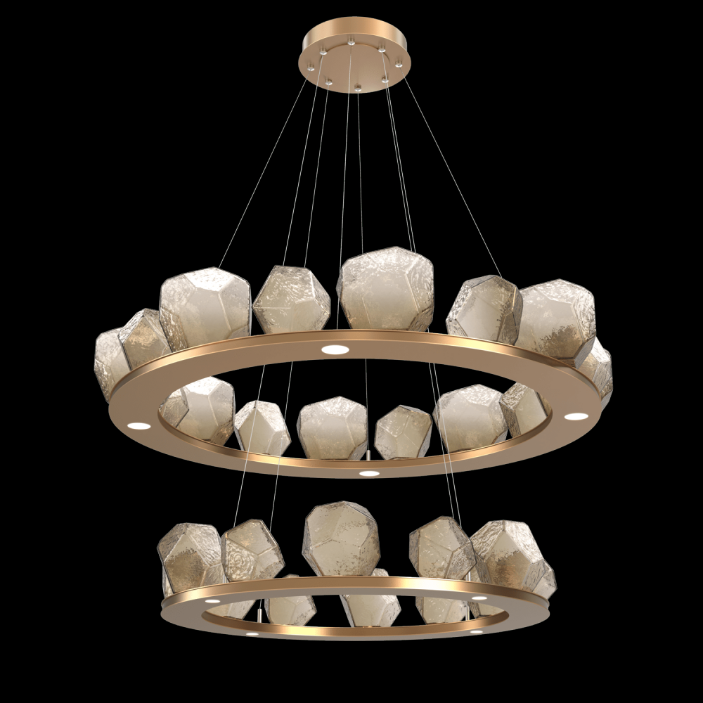 Gem Two-Tier Ring