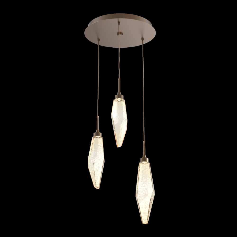 Rock Crystal Round Multi-Pendant - Ready to Ship