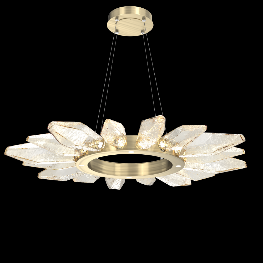 Rock Crystal Radial Ring - 42