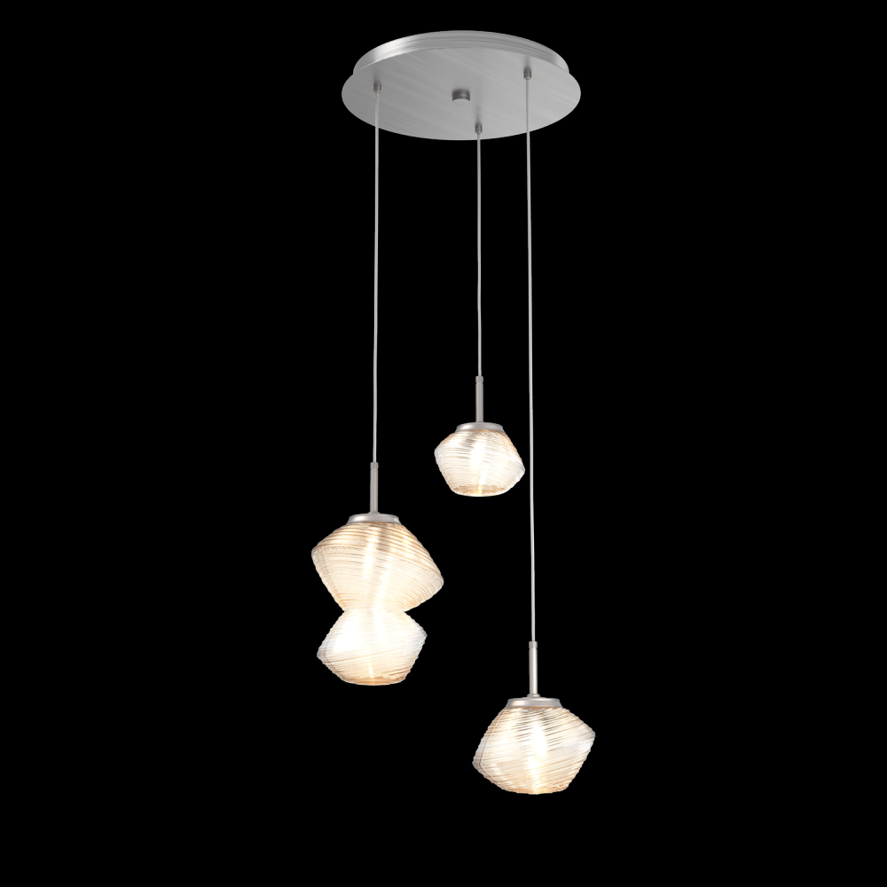 Mesa Round 3pc Multi-Pendant