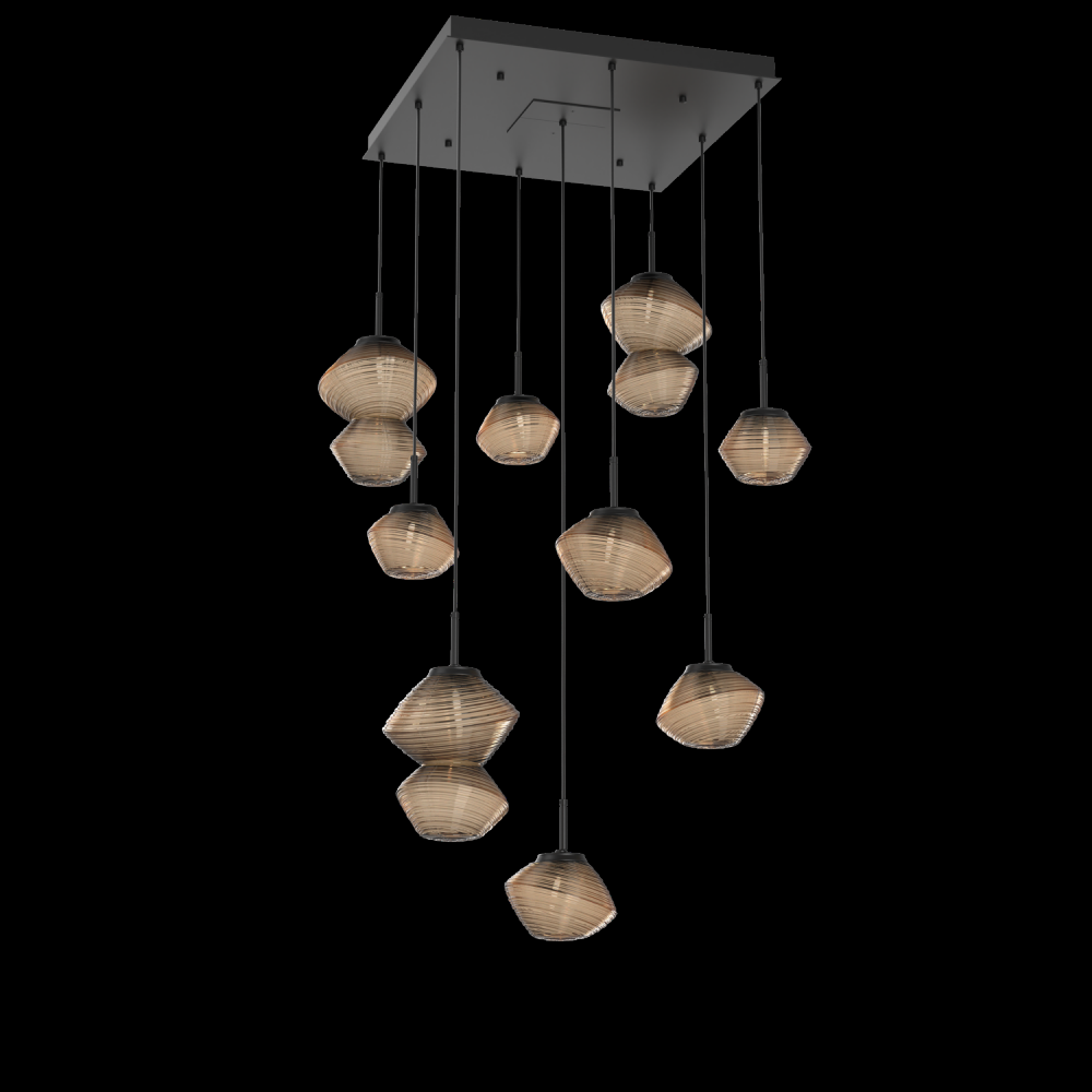 Mesa Square 9pc Multi-Pendant