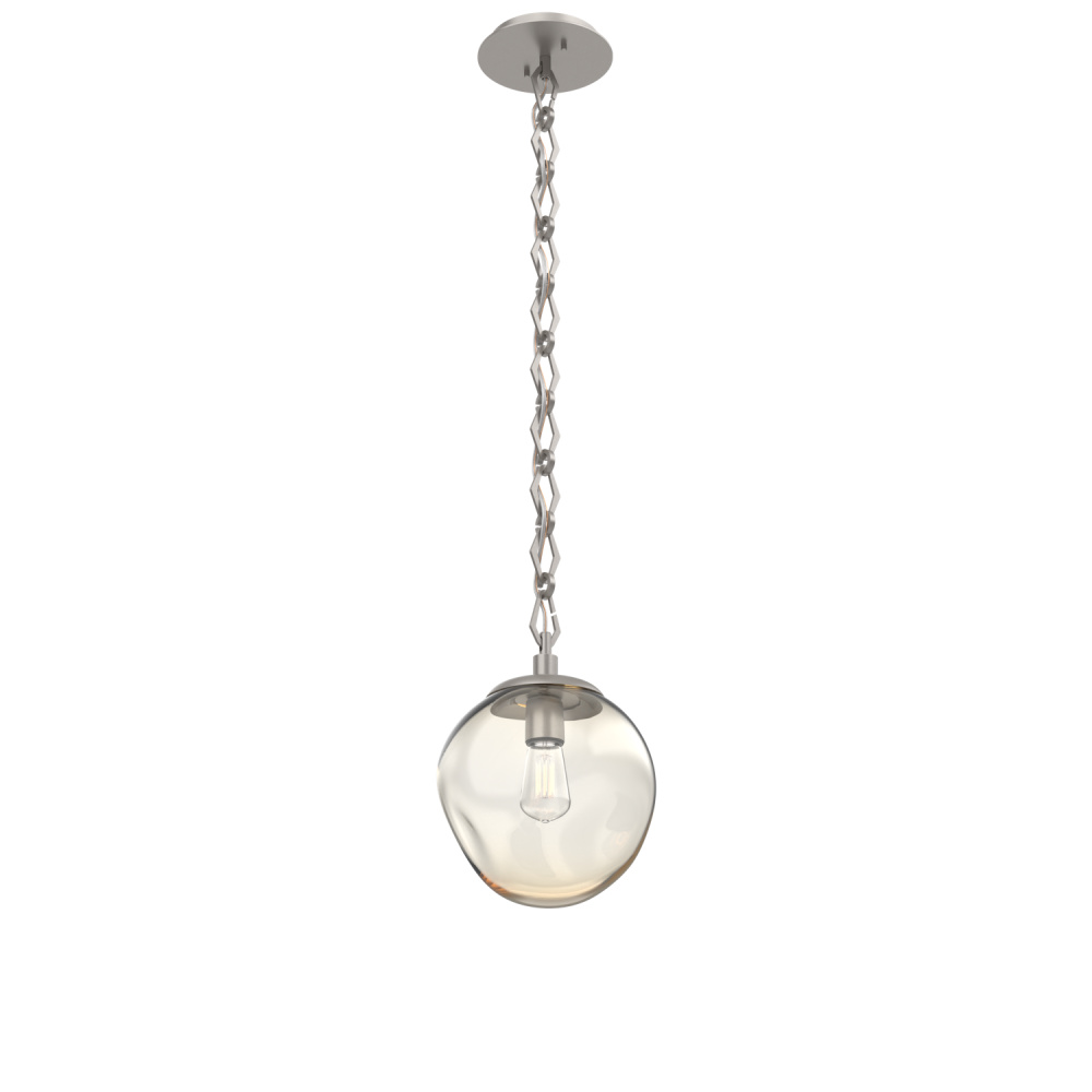 Aster Round Single Pendant with Chain (Bulb)