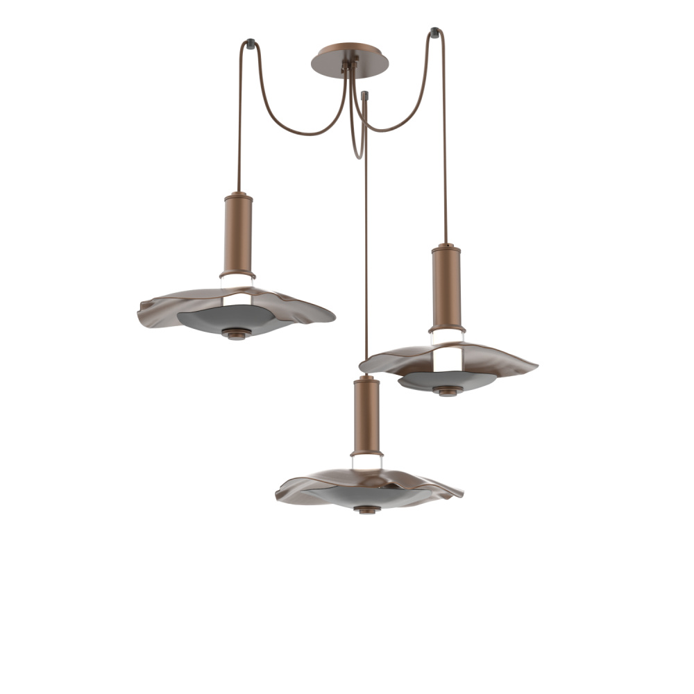 Cumulus Round 3pc Swag Multi-Pendant Chandelier