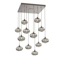 Hammerton CHB0036-12-FB-OS-C01-E2 - Coppa Square 12pc Multi-Pendant