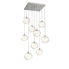 Hammerton CHB0047-09-BS-OA-C01-E2 - Terra Square 9pc Multi-Pendant