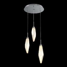 Hammerton CHB0050-03-GM-CA-C01-L3 - Rock Crystal Round 3pc Multi-Pendant