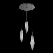 Hammerton CHB0050-03-MB-CS-C01-L3 - Rock Crystal Round 3pc Multi-Pendant