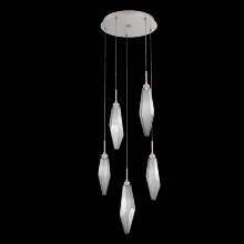 Hammerton CHB0050-05-BS-CS-C01-L3 - Rock Crystal Round 5pc Multi-Pendant
