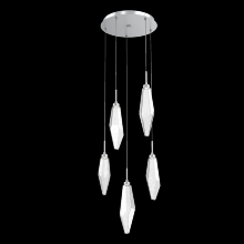 Hammerton CHB0050-05-CS-CC-C01-L1 - Rock Crystal Round 5pc Multi-Pendant