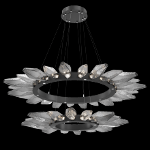 Hammerton CHB0050-2T-MB-CS-CA1-L1 - Rock Crystal Two-Tier Radial Ring