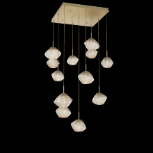 Hammerton CHB0089-09-GB-A-C01-L1 - Mesa Square 9pc Multi-Pendant