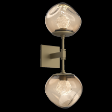 Hammerton IDB0095-02-GB-ZB-L3 - Luna Double Sconce