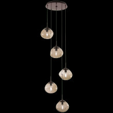 Hammerton CHB0064-05-NB-B-C01-E2 - Nova Round 5pc Multi-Pendant