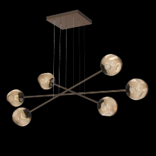 Hammerton PLB0086-M3-FB-FB-CA1-L3 - Luna Triple Moda-Flat Bronze-Floret Inner - Bronze Outer-Stainless Cable-LED 3000K